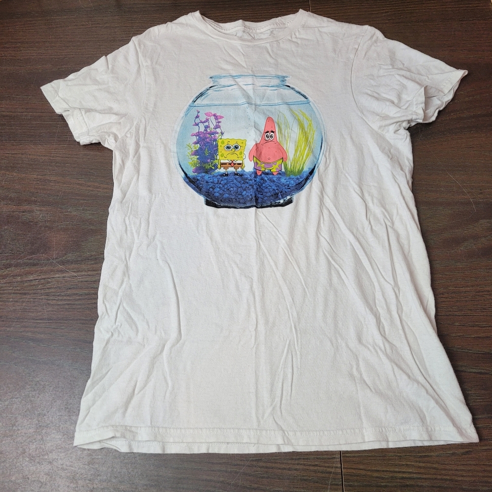 SpongeBob and Patrick Fishbowl Graphic Tee
